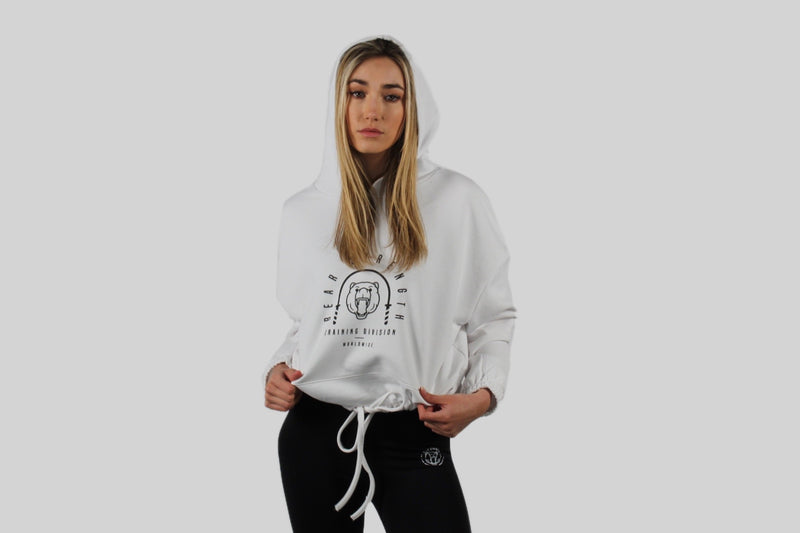 Cropped Over Size Hoodie