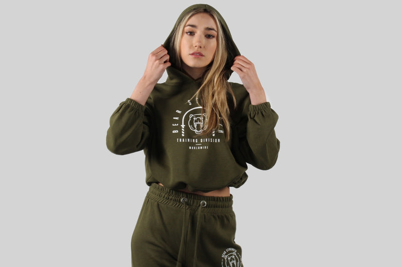 Cropped Over Size Hoodie