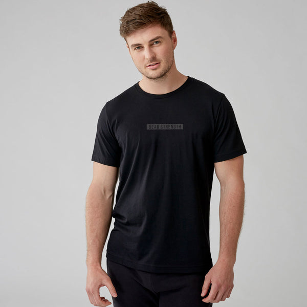 United By Strength | Men's Short Sleeve Training T-shirt | Black